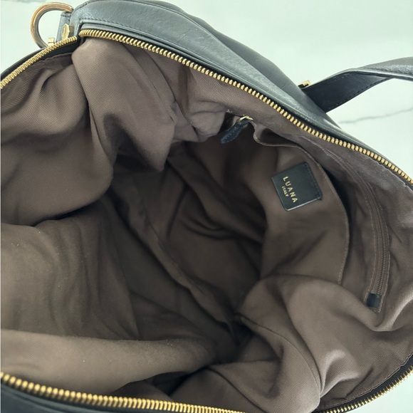 Luana Italian Black Leather Purse - Picture 6 of 13